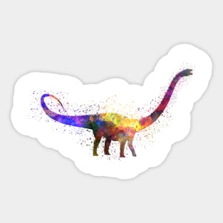 diplodocus in watercolor Sticker